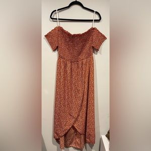 Off the Shoulder Floral Cottagecore Dress